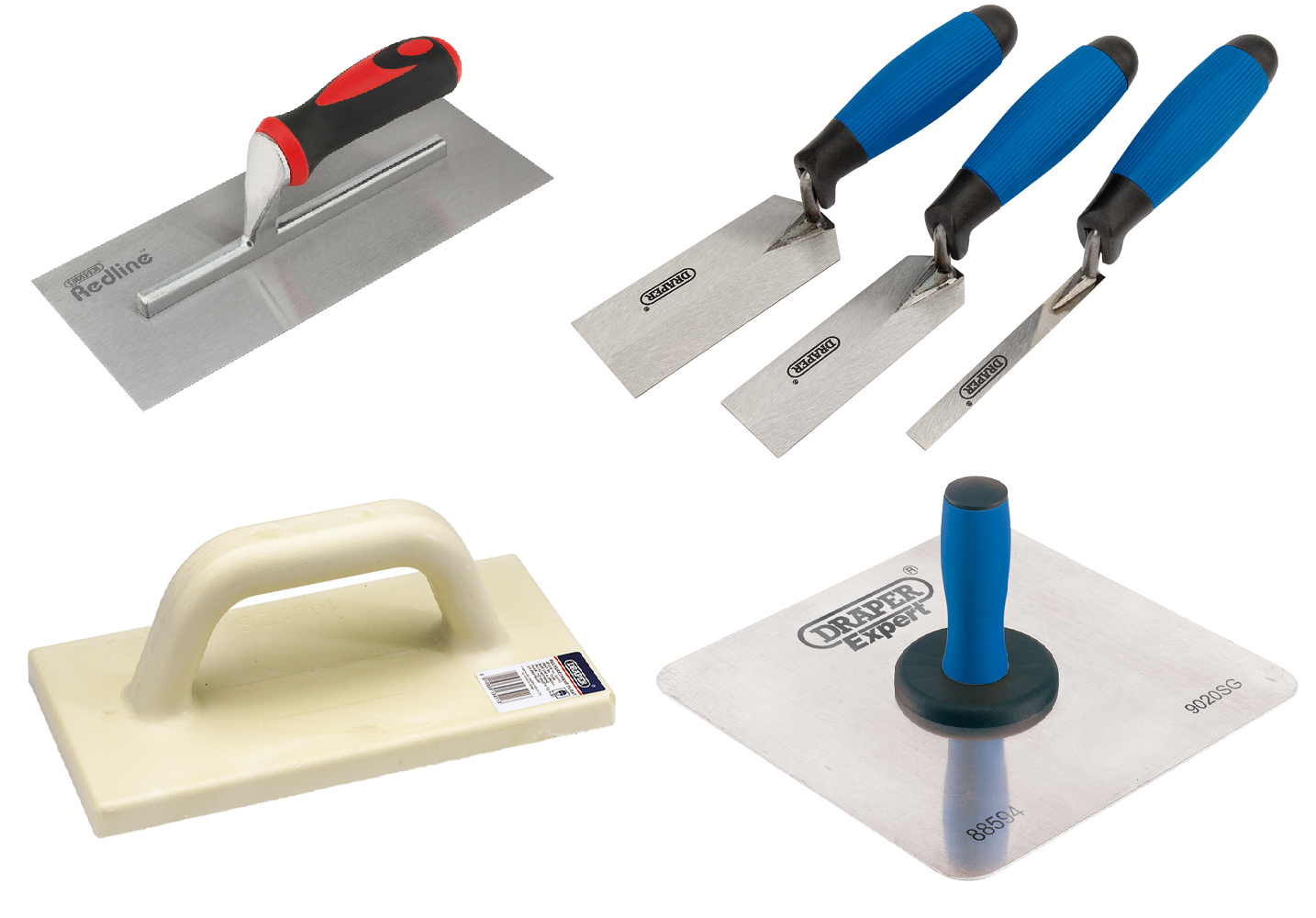 Draper Plasterers Kit Trowel Hawk Float Edging Trowel Plastering